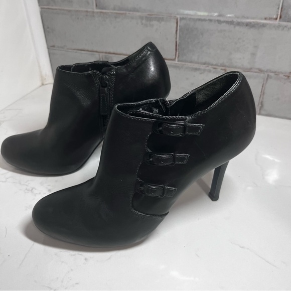 Cole Haan Maria Sharapova black buckle booties - Picture 1 of 12